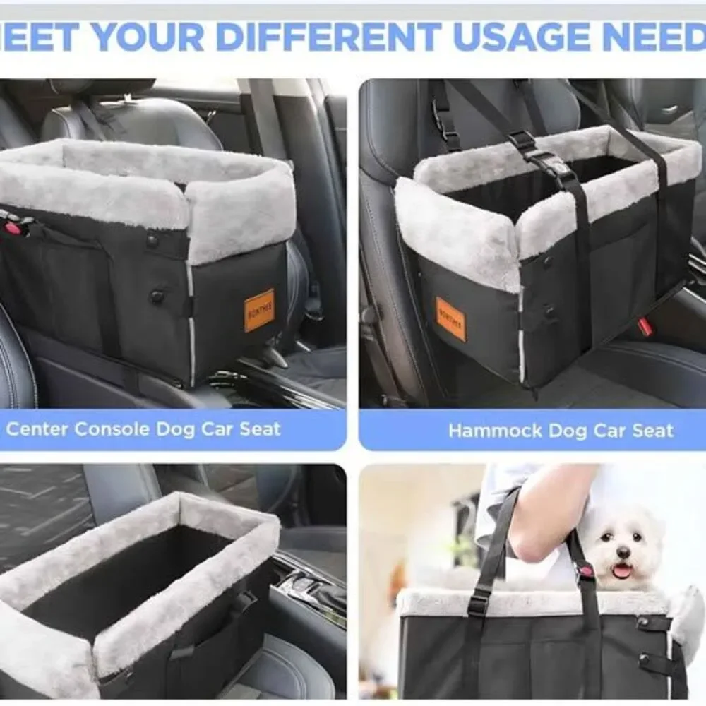 Dog Center Console Car Seat / Dog Carrier / Dog Car Seat / Cat or Dog